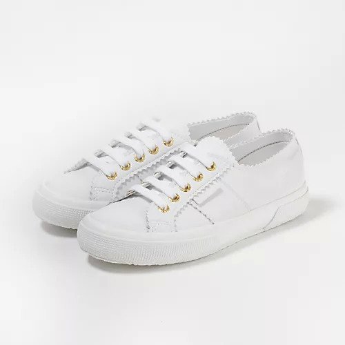 【ペリーコ/PELLICO】の【販路限定】撥水レザースニーカー インテリア・キッズ・メンズ・レディースファッション・服の通販 founy(ファニー) 　ファッション　Fashion　レディースファッション　WOMEN　シンプル　Simple　スニーカー　Sneakers　トリミング　Trimming　レース　Race　ホワイト|ID: prp329100004522238 ipo3291000000031987141