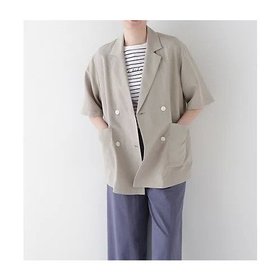 【ヒューマンウーマン/HUMAN WOMAN】 R/C麻ライトタッサータンブラージャケット人気、トレンドファッション・服の通販 founy(ファニー) ファッション Fashion レディースファッション WOMEN アウター Coat Outerwear ジャケット Jackets おすすめ Recommend ジャケット Jacket スタンダード Standard タンブラー Tumbler ダブル Double ボトム Bottom ボーダー Border リネン Linen 半袖 Short Sleeve 夏 Summer 春 Spring |ID:prp329100004522242
