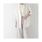 【ヒューマンウーマン/HUMAN WOMAN】のR/C麻ライトタッサータンブラージャケット 人気、トレンドファッション・服の通販 founy(ファニー) ファッション Fashion レディースファッション WOMEN アウター Coat Outerwear ジャケット Jackets おすすめ Recommend ジャケット Jacket スタンダード Standard タンブラー Tumbler ダブル Double ボトム Bottom ボーダー Border リネン Linen 半袖 Short Sleeve 夏 Summer 春 Spring thumbnail オフ|ID: prp329100004522242 ipo3291000000031987177