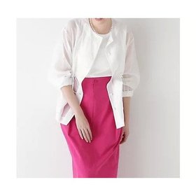 【ヒューマンウーマン/HUMAN WOMAN】 シアータフタユーティリティノーカラージャケット人気、トレンドファッション・服の通販 founy(ファニー) ファッション Fashion レディースファッション WOMEN アウター Coat Outerwear ジャケット Jackets ノーカラージャケット No Collar Leather Jackets おすすめ Recommend ウェーブ Wave スタンダード Standard バランス Balance ボトム Bottom 羽織 Haori |ID:prp329100004522245