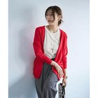 【スタイルデリ/STYLE DELI】のひんやりタッチのミドル丈トッパーカーディガン レッド|ID: prp329100004522317 ipo3291000000031988122