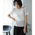 【スタイルデリ/STYLE DELI】のストレッチメッシュ半袖トップス ホワイト|ID: prp329100004522321 ipo3291000000031988161