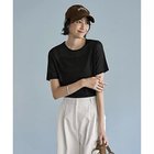 【スタイルデリ/STYLE DELI】のストレッチメッシュ半袖トップス ブラック|ID: prp329100004522321 ipo3291000000031988165