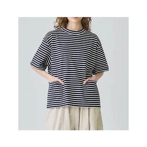 【ミディウミ/MidiUmi】のサイドポケットボーダーTシャツ インテリア・キッズ・メンズ・レディースファッション・服の通販 founy(ファニー) https://founy.com/ ファッション Fashion レディースファッション WOMEN トップス・カットソー Tops/Tshirt シャツ/ブラウス Shirts/Blouses ロング / Tシャツ T-Shirts フロント Front ベーシック Basic ボトルネック Bottleneck ボーダー Border ポケット Pocket 無地 Plain Color |ID: prp329100004523583 ipo3291000000031998857