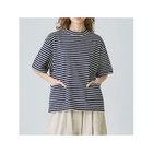【ミディウミ/MidiUmi】のサイドポケットボーダーTシャツ ネイビー|ID: prp329100004523583 ipo3291000000031998859