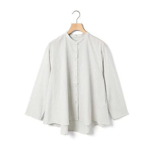 【ミディウミ/MidiUmi】のシアーストライプバックギャザーシャツ 人気、トレンドファッション・服の通販 founy(ファニー) 　ファッション　Fashion　レディースファッション　WOMEN　トップス・カットソー　Tops/Tshirt　シャツ/ブラウス　Shirts/Blouses　バッグ　Bag　ギャザー　Gather　シアー　Sheer　ストライプ　Stripe　人気　Popularity　羽織　Haori　other-2|ID: prp329100004523601 ipo3291000000031998984