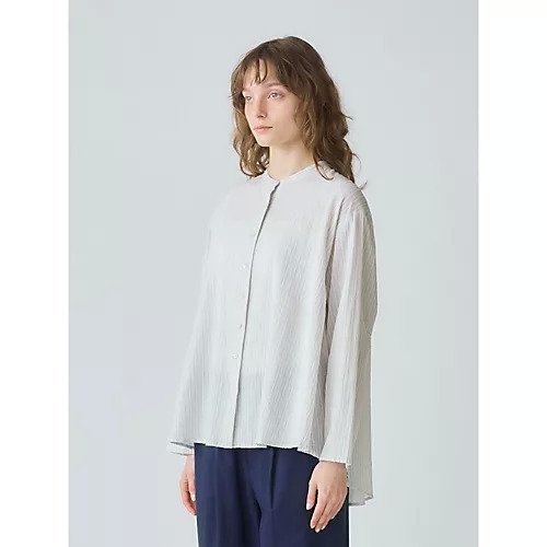 【ミディウミ/MidiUmi】のシアーストライプバックギャザーシャツ 人気、トレンドファッション・服の通販 founy(ファニー) 　ファッション　Fashion　レディースファッション　WOMEN　トップス・カットソー　Tops/Tshirt　シャツ/ブラウス　Shirts/Blouses　バッグ　Bag　ギャザー　Gather　シアー　Sheer　ストライプ　Stripe　人気　Popularity　羽織　Haori　other-3|ID: prp329100004523601 ipo3291000000031998986