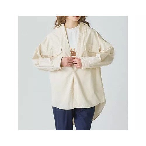 【ミディウミ/MidiUmi】のSOIL ワークシャツ 人気、トレンドファッション・服の通販 founy(ファニー) 　ファッション　Fashion　レディースファッション　WOMEN　トップス・カットソー　Tops/Tshirt　シャツ/ブラウス　Shirts/Blouses　ジャケット　Jacket　ダンガリー　Dungarees　ビッグ　Big　ベーシック　Basic　ポケット　Pocket　ワーク　Work　other-3|ID: prp329100004523603 ipo3291000000031999001