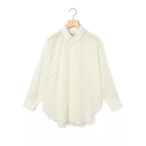 【ミディウミ/MidiUmi】のシアーワイドシャツ インテリア・キッズ・メンズ・レディースファッション・服の通販 founy(ファニー) 　ファッション　Fashion　レディースファッション　WOMEN　トップス・カットソー　Tops/Tshirt　シャツ/ブラウス　Shirts/Blouses　シアー　Sheer　シンプル　Simple　ワイド　Wide　ワーク　Work　夏　Summer　アイボリー|ID: prp329100004523606 ipo3291000000031999012