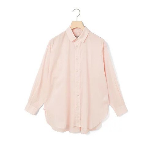 【ミディウミ/MidiUmi】のシアーワイドシャツ インテリア・キッズ・メンズ・レディースファッション・服の通販 founy(ファニー) 　ファッション　Fashion　レディースファッション　WOMEN　トップス・カットソー　Tops/Tshirt　シャツ/ブラウス　Shirts/Blouses　シアー　Sheer　シンプル　Simple　ワイド　Wide　ワーク　Work　夏　Summer　ピンク|ID: prp329100004523606 ipo3291000000031999013