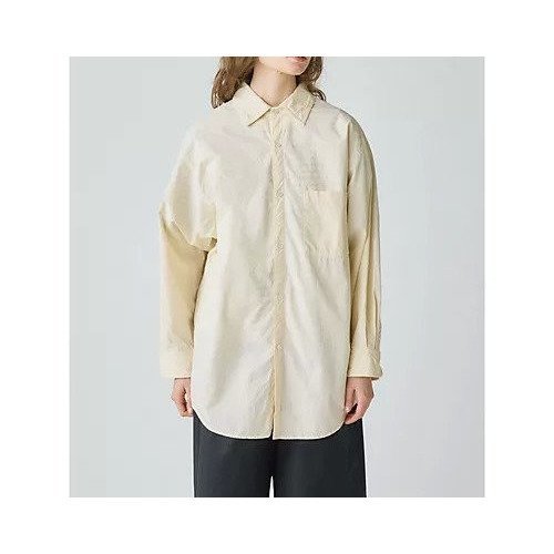 【ミディウミ/MidiUmi】のSOIL ビッグシャツ インテリア・キッズ・メンズ・レディースファッション・服の通販 founy(ファニー) 　ファッション　Fashion　レディースファッション　WOMEN　トップス・カットソー　Tops/Tshirt　シャツ/ブラウス　Shirts/Blouses　タイプライター　Typewriter　ダンガリー　Dungarees　ビッグ　Big　フロント　Front　ベーシック　Basic　リネン　Linen　ワーク　Work　アイボリー|ID: prp329100004523609 ipo3291000000031999031
