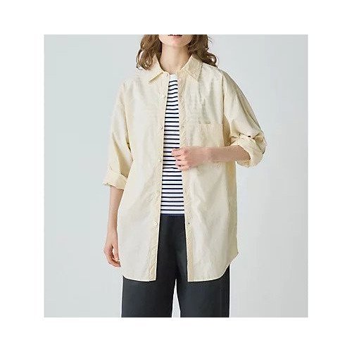 【ミディウミ/MidiUmi】のSOIL ビッグシャツ 人気、トレンドファッション・服の通販 founy(ファニー) 　ファッション　Fashion　レディースファッション　WOMEN　トップス・カットソー　Tops/Tshirt　シャツ/ブラウス　Shirts/Blouses　タイプライター　Typewriter　ダンガリー　Dungarees　ビッグ　Big　フロント　Front　ベーシック　Basic　リネン　Linen　ワーク　Work　other-3|ID: prp329100004523609 ipo3291000000031999034