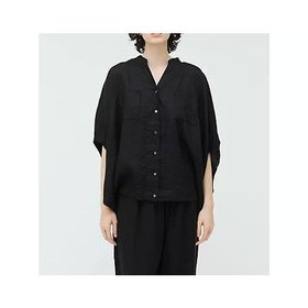 【ミズイロ インド/mizuiro ind】 リネンスタンドカラーコクーンシャツ人気、トレンドファッション・服の通販 founy(ファニー) ファッション Fashion レディースファッション WOMEN トップス・カットソー Tops/Tshirt シャツ/ブラウス Shirts/Blouses スタンド Stand ベーシック Basic ポケット Pocket リネン Linen 人気 Popularity 今季 This Season 再入荷 Restock/Back In Stock/Re Arrival |ID:prp329100004523612