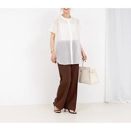 【ノーリーズ/NOLLEY'S】のフレンチスリーブオーバーシャツ 人気、トレンドファッション・服の通販 founy(ファニー) 　ファッション　Fashion　レディースファッション　Fashion for Women　トップス・カットソー　Cut & Sew Tops　シャツ・ブラウス・オフィスカジュアル　Elegant Blouses & Button-Ups　2025年　2025　2025春夏・S/S　Spring/Summer 2025 SS25　おすすめ　Recommended / Our Picks　シアー　Sheer, See-Through　スリーブ　Sleeve, Long Sleeve / Short Sleeve　デニム　Denim, Jeans Material　フレンチ　French, French Style　夏　Summer　other-3|ID: prp329100004523621 ipo3291000000032014074