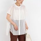 【ノーリーズ/NOLLEY'S】のフレンチスリーブオーバーシャツ 人気、トレンドファッション・服の通販 founy(ファニー) ファッション Fashion レディースファッション Fashion for Women トップス・カットソー Cut & Sew Tops シャツ・ブラウス・オフィスカジュアル Elegant Blouses & Button-Ups 2025年 2025 2025春夏・S/S Spring/Summer 2025 SS25 おすすめ Recommended / Our Picks シアー Sheer, See-Through スリーブ Sleeve, Long Sleeve / Short Sleeve デニム Denim, Jeans Material フレンチ French, French Style 夏 Summer thumbnail ホワイト|ID: prp329100004523621 ipo3291000000033787434