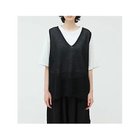 【ミズイロ インド/mizuiro ind】のワイドVネックベスト 人気、トレンドファッション・服の通販 founy(ファニー) ファッション Fashion レディースファッション WOMEN アウター Coat Outerwear トップス・カットソー Tops/Tshirt ベスト/ジレ Gilets/Vests Vネック V-Neck インナー Inner ノースリーブ No Sleeve ベスト Vest ワイド Wide 夏 Summer 春 Spring S/S・春夏 Ss・Spring/Summer thumbnail ブラック|ID: prp329100004523638 ipo3291000000031999217