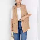 【ノーリーズ/NOLLEY'S】のジャガードロングボリュームベスト キャメル|ID: prp329100004523641 ipo3291000000031999234