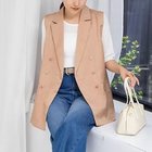 【ノーリーズ/NOLLEY'S】のジャガードロングボリュームベスト キャメル|ID: prp329100004523641 ipo3291000000032631858