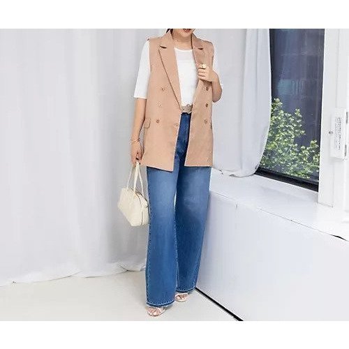 【ノーリーズ/NOLLEY'S】のジャガードロングボリュームベスト 人気、トレンドファッション・服の通販 founy(ファニー) 　ファッション　Fashion　レディースファッション　Ladies' Fashion Online　アウター　Coat Outerwear　トップス・カットソー　Tops/Tshirt　ベスト/ジレ　Gilets/Vests　2025年　2025　2025春夏・S/S　Ss,Spring/Summer,2025　おすすめ　Recommend　デニム　Denim　ベスト　Vest　ロング　Long　other-3|ID: prp329100004523641 ipo3291000000032631864