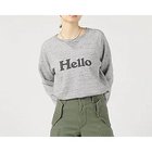 【マディソンブルー/MADISONBLUE】のHELLO SWEAT L/S URAKE DYED 人気、トレンドファッション・服の通販 founy(ファニー) ファッション Fashion レディースファッション WOMEN トップス・カットソー Tops/Tshirt パーカ Sweats スウェット Sweat スウェット Sweat トレンド Trend 別注 Special Order 洗える Washable thumbnail LT.GRAY|ID: prp329100004523644 ipo3291000000031999248