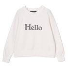【マディソンブルー/MADISONBLUE】のHELLO SWEAT L/S URAKE DYED 人気、トレンドファッション・服の通販 founy(ファニー) ファッション Fashion レディースファッション Fashion for Women トップス・カットソー Cut & Sew Tops レディースパーカー・カジュアルフーディー Casual Hoodies & Sweatshirts スウェット・クルーネックトップス Sweatshirts & Crewnecks / Relaxed Fit Sweat Tops 洗える Machine Washable thumbnail WHITE|ID: prp329100004523644 ipo3291000000034988567