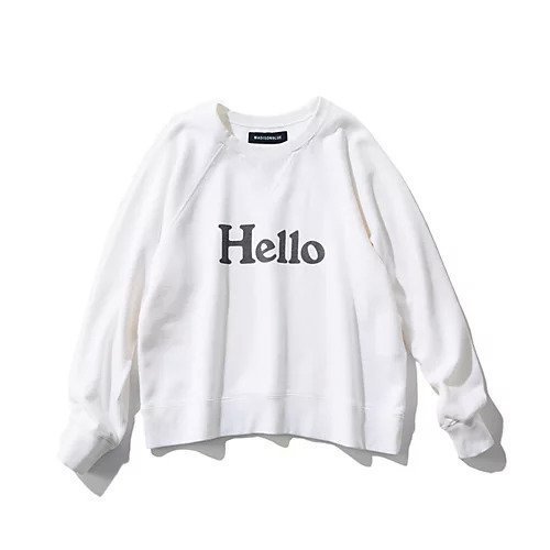 【マディソンブルー/MADISONBLUE】のHELLO SWEAT L/S URAKE DYED インテリア・キッズ・メンズ・レディースファッション・服の通販 founy(ファニー) https://founy.com/ ファッション Fashion レディースファッション Fashion for Women トップス・カットソー Cut & Sew Tops レディースパーカー・カジュアルフーディー Casual Hoodies & Sweatshirts スウェット・クルーネックトップス Sweatshirts & Crewnecks / Relaxed Fit Sweat Tops 洗える Machine Washable |ID: prp329100004523644 ipo3291000000036289499