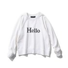 【マディソンブルー/MADISONBLUE】のHELLO SWEAT L/S URAKE DYED WHITE|ID: prp329100004523644 ipo3291000000036289500