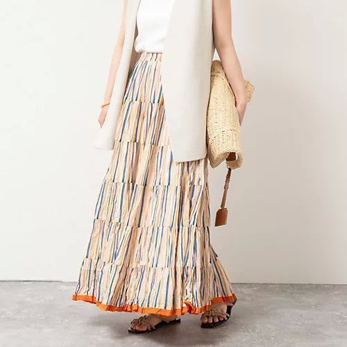 【ノーリーズソフィー/NOLLEY'S sophi】の【MARIHA/マリハ】草原の虹のスカート 人気、トレンドファッション・服の通販 founy(ファニー) 　ファッション　Fashion　レディースファッション　WOMEN　スカート　Skirt　エレガント 上品　Elegant　コレクション　Collection　サンダル　Sandals　シンプル　Simple　ジュエリー　Jewelry　スニーカー　Sneakers　ドレス　Dress　フェミニン　Feminine　2025年　2025　2025春夏・S/S　Ss,Spring/Summer,2025　 other-1|ID: prp329100004523646 ipo3291000000031999261