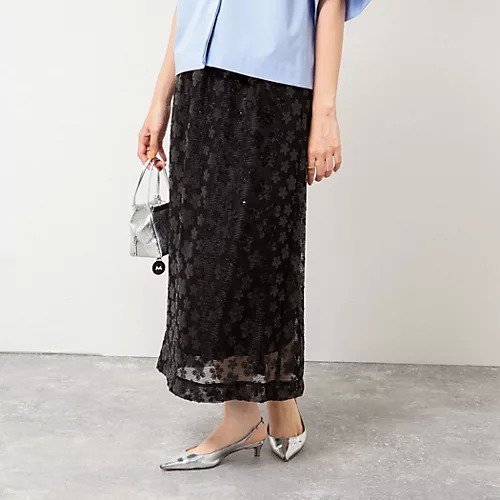【ノーリーズ/NOLLEY'S】のスパングルIラインスカート インテリア・キッズ・メンズ・レディースファッション・服の通販 founy(ファニー) https://founy.com/ ファッション Fashion レディースファッション WOMEN スカート Skirt 2025年 2025 2025春夏・S/S Ss,Spring/Summer,2025 おすすめ Recommend シンプル Simple スパンコール Sequins デニム Denim ペチコート Petticoat |ID: prp329100004523651 ipo3291000000031999290