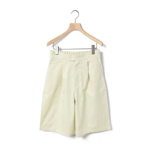 【ミディウミ/MidiUmi】のタックショートパンツ インテリア・キッズ・メンズ・レディースファッション・服の通販 founy(ファニー) 　ファッション　Fashion　レディースファッション　WOMEN　パンツ　Pants　ハーフ / ショートパンツ　Short Pants　ストレッチ　Stretch　ベーシック　Basic　アイボリー|ID: prp329100004523657 ipo3291000000031999323