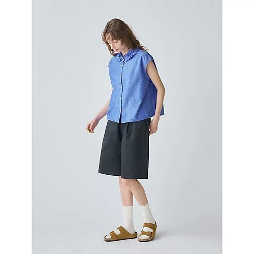 【ミディウミ/MidiUmi】のタックショートパンツ 人気、トレンドファッション・服の通販 founy(ファニー) 　ファッション　Fashion　レディースファッション　WOMEN　パンツ　Pants　ハーフ / ショートパンツ　Short Pants　ストレッチ　Stretch　ベーシック　Basic　other-3|ID: prp329100004523657 ipo3291000000031999328
