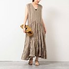 【ノーリーズ/NOLLEY'S】のVネックボリュームワンピース オリーブ|ID: prp329100004523671 ipo3291000000031999413