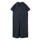 【ミズイロ インド/mizuiro ind】のワイドカラーカバーオール ネイビー|ID: prp329100004523676 ipo3291000000031999443