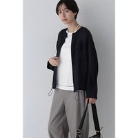 【ヒューマンウーマン/HUMAN WOMAN】のキュプラコットンジップアップブルゾン 人気、トレンドファッション・服の通販 founy(ファニー) ファッション Fashion レディースファッション WOMEN アウター Coat Outerwear ブルゾン Blouson/Jackets おすすめ Recommend カットソー Cut And Sew シアー Sheer スタンダード Standard ドローコード Draw Cord バランス Balance パターン Pattern フロント Front ブルゾン Blouson ボトム Bottom ポケット Pocket |ID:prp329100004523685
