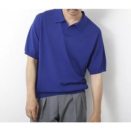【ノーリーズ グッドマン/NOLLEY'S goodman / MEN】の《PIMA COTTON》成型半袖 NSNスキッパーニット 25SS 人気、トレンドファッション・服の通販 founy(ファニー) 　ファッション　Fashion　メンズファッション　MEN　インナー　Inner　ショーツ　Shorts　ジャケット　Jacket　スキッパー　Skipper　なめらか　Smooth　ブルゾン　Blouson　ポロシャツ　Polo Shirt　半袖　Short Sleeve　リゾート　Resort　おすすめ　Recommend　エレガント 上品　Elegant　ビジネス 仕事 通勤　Business　2025年　2025　2025春夏・S/S　Ss,Spring/Summer,2025　other-3|ID: prp329100004523693 ipo3291000000031999559