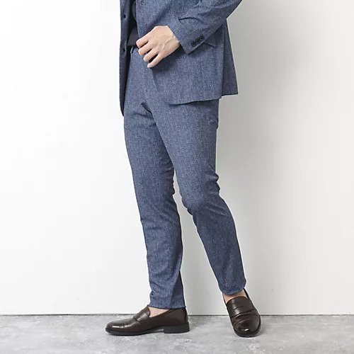 【シュテットシュタイン/Stutostein / MEN】の《セットアップ/ビジカジ対応》ストレッチメッシュパンツ 25SS インテリア・キッズ・メンズ・レディースファッション・服の通販 founy(ファニー) 　ファッション　Fashion　メンズファッション　MEN　ボトムス　Bottoms/Men　2025年　2025　2025春夏・S/S　Ss,Spring/Summer,2025　ゴルフ　Golf　ジャケット　Jacket　ストレッチ　Stretch　スマート　Smart　スリム　Slim　セットアップ　Set Up　ビジネス 仕事 通勤　Business　メッシュ　Mesh　ブルー|ID: prp329100004523696 ipo3291000000031999569