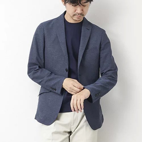 【ノーリーズ グッドマン/NOLLEY'S goodman / MEN】の《ビジカジ対応》カラミストレッチJK 25SS インテリア・キッズ・メンズ・レディースファッション・服の通販 founy(ファニー) 　ファッション　Fashion　メンズファッション　MEN　2025年　2025　2025春夏・S/S　Ss,Spring/Summer,2025　ジャケット　Jacket　ビジネス 仕事 通勤　Business　フロント　Front　ポケット　Pocket　グレイッシュブルー|ID: prp329100004523700 ipo3291000000031999592