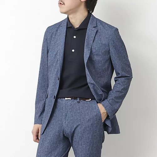 【シュテットシュタイン/Stutostein / MEN】の《セットアップ/ビジカジ対応》ストレッチメッシュジャケット 25SS インテリア・キッズ・メンズ・レディースファッション・服の通販 founy(ファニー) 　ファッション　Fashion　メンズファッション　MEN　セットアップ　Setup/Men　2025年　2025　2025春夏・S/S　Ss,Spring/Summer,2025　コンパクト　Compact　ゴルフ　Golf　ジャケット　Jacket　ストレッチ　Stretch　スマート　Smart　セットアップ　Set Up　パイピング　Piping　ビジネス 仕事 通勤　Business　フロント　Front　メッシュ　Mesh　羽織　Haori　ブルー|ID: prp329100004523701 ipo3291000000031999602