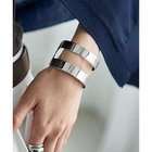 【スタイルデリ/STYLE DELI】の40mm幅ダブルラインバングル シルバー|ID: prp329100004523910 ipo3291000000032001080
