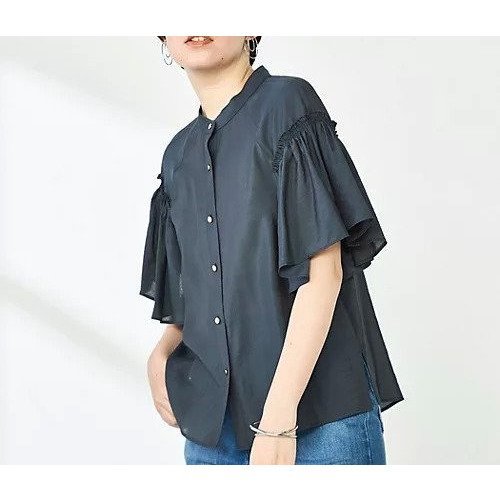 【ノーリーズソフィー/NOLLEY'S sophi】のシアーフレアスリーブブラウス インテリア・キッズ・メンズ・レディースファッション・服の通販 founy(ファニー) https://founy.com/ ファッション Fashion レディースファッション WOMEN トップス・カットソー Tops/Tshirt シャツ/ブラウス Shirts/Blouses 2025年 2025 2025春夏・S/S Ss,Spring/Summer,2025 おすすめ Recommend ギャザー Gather スリーブ Sleeve メタル Metal ビジネス 仕事 通勤 Business |ID: prp329100004529471 ipo3291000000032025126