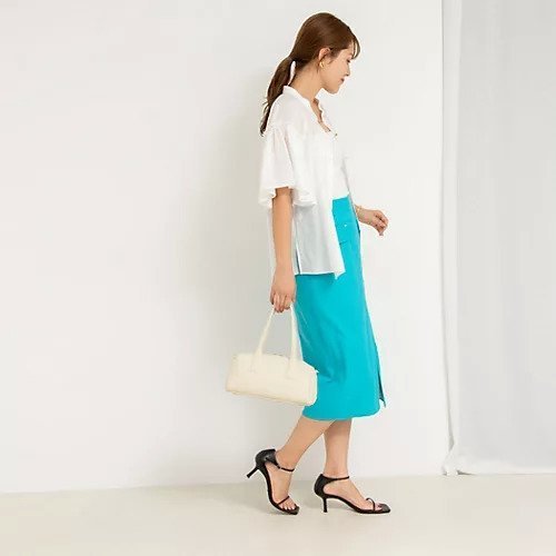 【ノーリーズソフィー/NOLLEY'S sophi】のシアーフレアスリーブブラウス 人気、トレンドファッション・服の通販 founy(ファニー) 　ファッション　Fashion　レディースファッション　Fashion for Women　トップス・カットソー　Cut & Sew Tops　シャツ・ブラウス・オフィスカジュアル　Elegant Blouses & Button-Ups　2025年　2025　2025春夏・S/S　Spring/Summer 2025 SS25　おすすめ　Recommended / Our Picks　ギャザー　Gathered, Ruffled　スリーブ　Sleeve, Long Sleeve / Short Sleeve　メタル　Metal, Metal Parts　ビジネス 仕事 通勤　Business / Work / Commuting　other-3|ID: prp329100004529471 ipo3291000000032025132