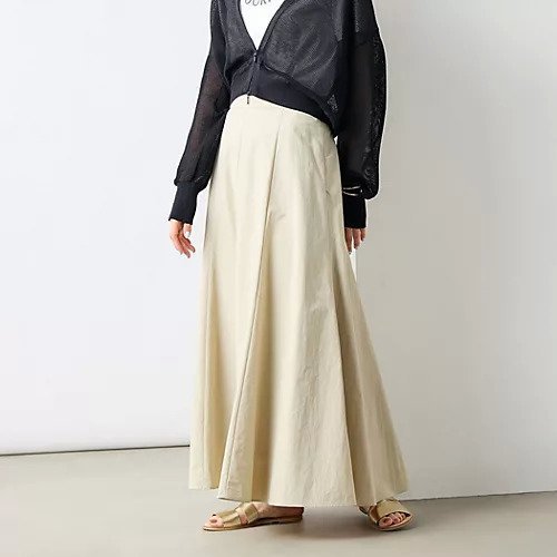 【ノーリーズソフィー/NOLLEY'S sophi】の高機能 タスランフレアロングスカート 人気、トレンドファッション・服の通販 founy(ファニー) 　ファッション　Fashion　レディースファッション　WOMEN　スカート　Skirt　ロングスカート　Long Skirt　2025年　2025　2025春夏・S/S　Ss,Spring/Summer,2025　ギャザー　Gather　サンダル　Sandals　スニーカー　Sneakers　タフタ　Taffeta　フラット　Flat　フレア　Flare　ロング　Long　 other-1|ID: prp329100004529472 ipo3291000000032025155