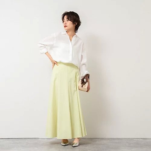 【ノーリーズソフィー/NOLLEY'S sophi】の高機能 タスランフレアロングスカート 人気、トレンドファッション・服の通販 founy(ファニー) 　ファッション　Fashion　レディースファッション　WOMEN　スカート　Skirt　ロングスカート　Long Skirt　2025年　2025　2025春夏・S/S　Ss,Spring/Summer,2025　ギャザー　Gather　サンダル　Sandals　スニーカー　Sneakers　タフタ　Taffeta　フラット　Flat　フレア　Flare　ロング　Long　other-2|ID: prp329100004529472 ipo3291000000032025160
