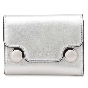 【マルニ/MARNI】 TRIFOLD人気、トレンドファッション・服の通販 founy(ファニー) ファッション Fashion レディースファッション WOMEN 2025年 2025 2025春夏・S/S Ss,Spring/Summer,2025 クラッチ Clutch コイン Coin コンパクト Compact シルバー Silver シンプル Simple メタル Metal 財布 Wallet |ID:prp329100004529473