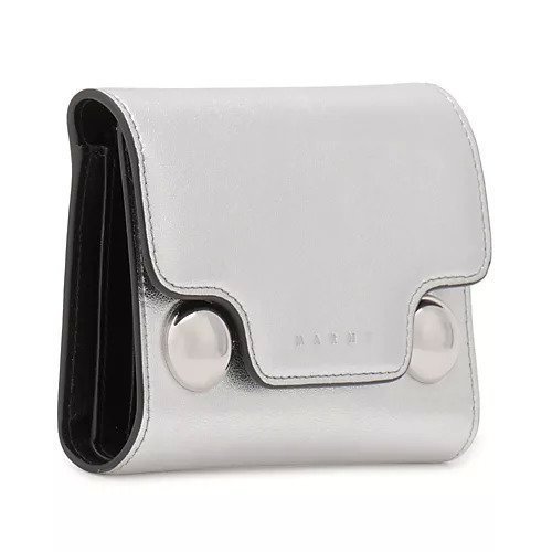 【マルニ/MARNI】のTRIFOLD 人気、トレンドファッション・服の通販 founy(ファニー) 　ファッション　Fashion　レディースファッション　Fashion for Women　2025年　2025　2025春夏・S/S　Spring/Summer 2025 SS25　クラッチ　Clutch, Clutch Bag　コイン　Coin, Coin Design　コンパクト　Compact, Small Size　シルバー　Silver, Metallic Silver　シンプル　Simple, Minimal　メタル　Metal, Metal Parts　財布　Wallet, Purse　other-2|ID: prp329100004529473 ipo3291000000034674051