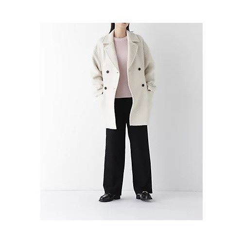 【ヒューマンウーマン/HUMAN WOMAN】のループカットシャギーPコート 人気、トレンドファッション・服の通販 founy(ファニー) 　ファッション　Fashion　レディースファッション　WOMEN　アウター　Coat Outerwear　コート　Coats　Pコート　Pea Coats　おすすめ　Recommend　スタンダード　Standard　ボックス　Box　ボーダー　Border　ミドル　Middle　モヘア　Mohair　ループ　Loop　エレガント 上品　Elegant　冬　Winter　other-3|ID: prp329100004529476 ipo3291000000032025206