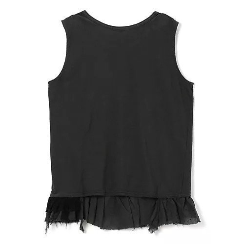 【パドカレ/pas de calais】の25SS マテリアルミックスタンクトップ 人気、トレンドファッション・服の通販 founy(ファニー) 　ファッション　Fashion　レディースファッション　Fashion for Women　2025年　2025　2025春夏・S/S　Spring/Summer 2025 SS25　カットオフ　Cut-Off Design　シルク　Silk, 100% Silk　タンク　Tank Top, Sleeveless Top　フリル　Frill, Ruffle　ミックス　Mix, Mixed Style　人気　Popular, Best Seller　定番　Standard, Basic Item　洗える　Machine Washable　other-2|ID: prp329100004532391 ipo3291000000032037668