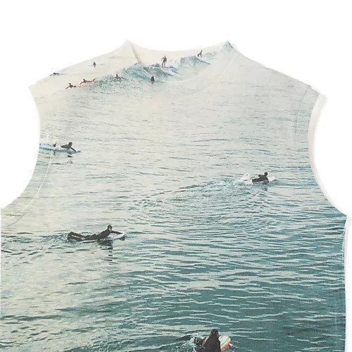 【ジェーンスミス/JANE SMITH】のTIM BARBER Surfers N/S T-SHIRT 人気、トレンドファッション・服の通販 founy(ファニー) 　ファッション　Fashion　レディースファッション　WOMEN　トップス・カットソー　Tops/Tshirt　シャツ/ブラウス　Shirts/Blouses　ロング / Tシャツ　T-Shirts　コラボ　Collaboration　ノースリーブ　No Sleeve　プリント　Print　洗える　Washable　other-3|ID: prp329100004532394 ipo3291000000032037679