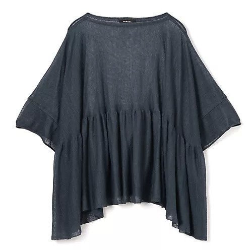 【パドカレ/pas de calais】の25SSシアーリネンPO インテリア・キッズ・メンズ・レディースファッション・服の通販 founy(ファニー) 　ファッション　Fashion　レディースファッション　Fashion for Women　2025年　2025　2025春夏・S/S　Spring/Summer 2025 SS25　ギャザー　Gathered, Ruffled　クール　Cool, Chic　シアー　Sheer, See-Through　フェミニン　Feminine, Girly　フレア　Flare, Flared　リネン　Linen, Linen Fabric　洗える　Machine Washable　チャコール|ID: prp329100004532396 ipo3291000000032037690