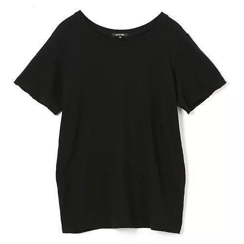 【パドカレ/pas de calais】の25SSリサイクル天竺PO インテリア・キッズ・メンズ・レディースファッション・服の通販 founy(ファニー) 　ファッション　Fashion　レディースファッション　Fashion for Women　2025年　2025　2025春夏・S/S　Spring/Summer 2025 SS25　フィット　Fit, Slim Fit　ベーシック　Basic, Essential　レギュラー　Regular, Standard Fit　洗える　Machine Washable　ブラック|ID: prp329100004532404 ipo3291000000032037738